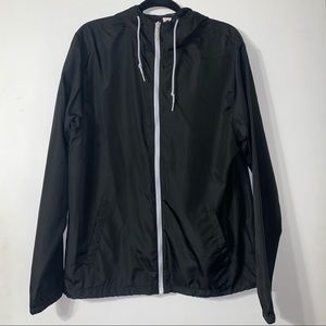 Black And White Windbreaker